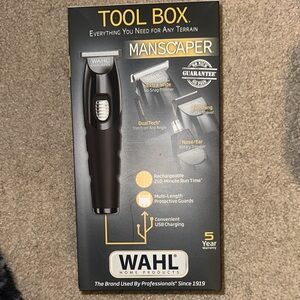 Wahl Black and Silver Manscaper Grooming Tool